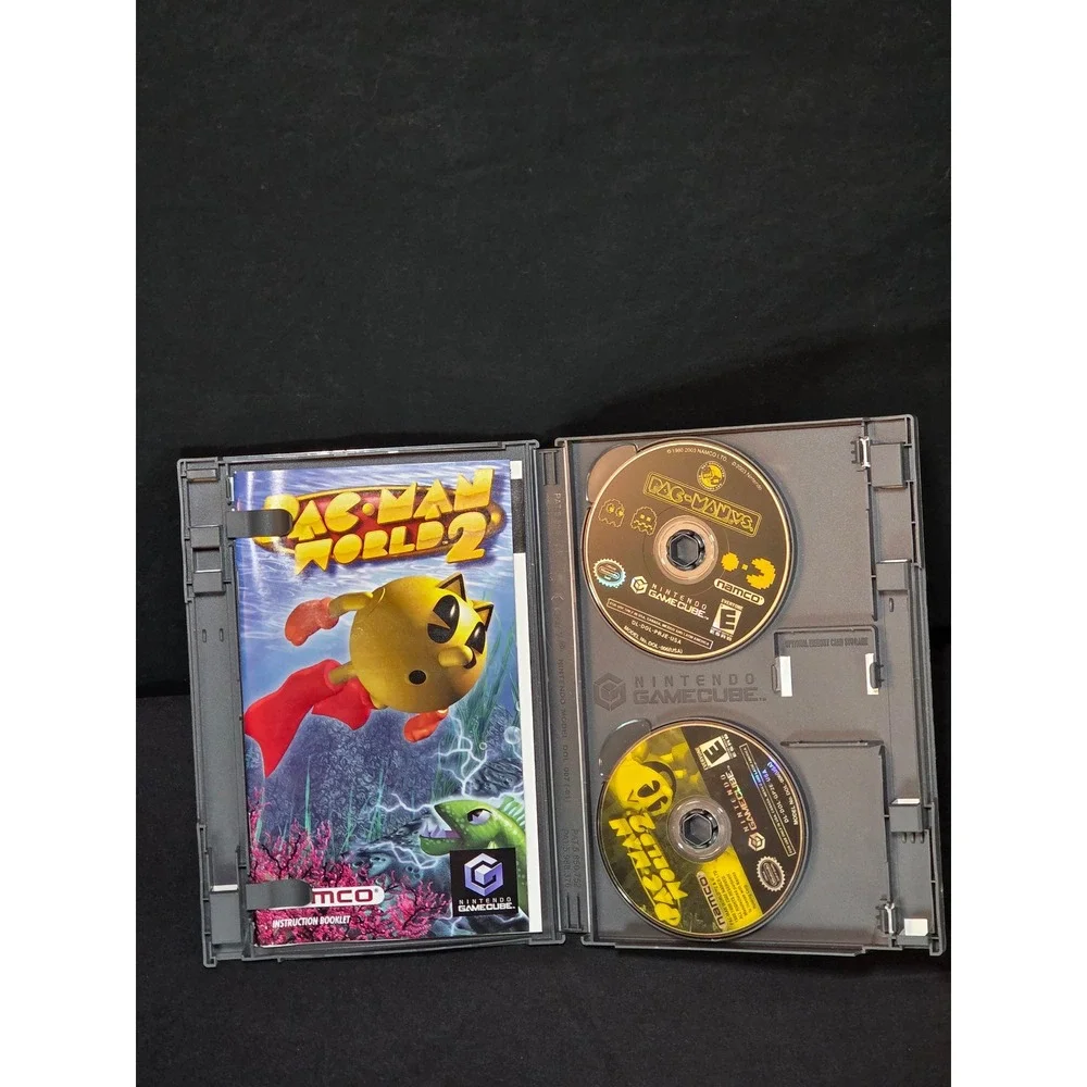 Nintendo‎ GameCube Pac-Man vs Pac-Man world 2 Player's Choice Bundle CIB